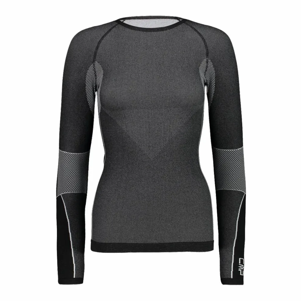 Base Layer senza cuciture Girocollo