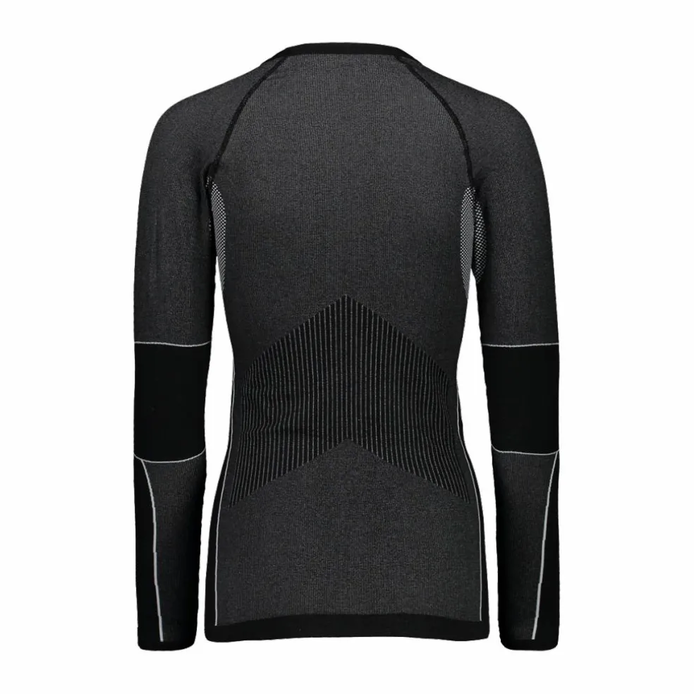 Base Layer senza cuciture Girocollo