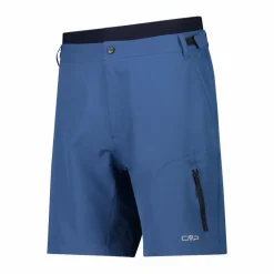 Bermuda con pantaloncino interno staccabile con fondello bike