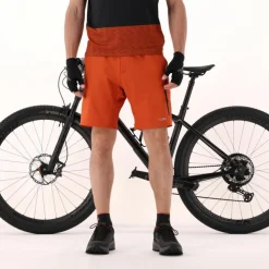 Bermuda con pantaloncino interno staccabile con fondello bike