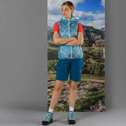 Bermuda in stretch nylon da donna