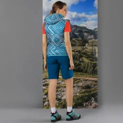 Bermuda in stretch nylon da donna