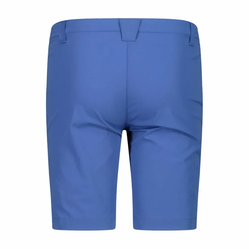 Bermuda stretch cargo con tasconi laterali da bambina