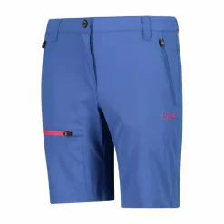 Bermuda stretch cargo con tasconi laterali da bambina