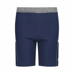 Bermuda trekking in poliestere leggero stretch da bambina