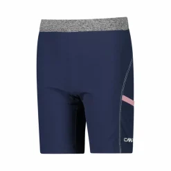 Bermuda trekking in poliestere leggero stretch da bambina