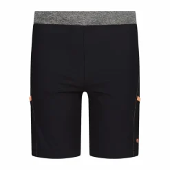 Bermuda trekking in poliestere leggero stretch da bambina