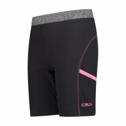 Bermuda trekking in poliestere leggero stretch da bambina
