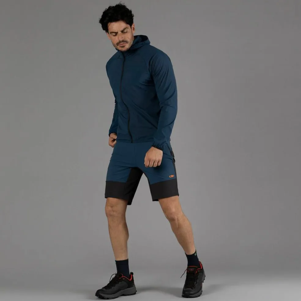 Bermuda trekking uomo in 4-way stretch