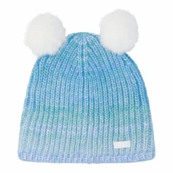Berretto da bambini con doppio pon pon