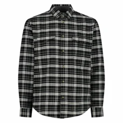 Camicia a manica lunga da uomo in poliestere riciclato