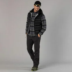 Camicia a manica lunga da uomo in poliestere riciclato