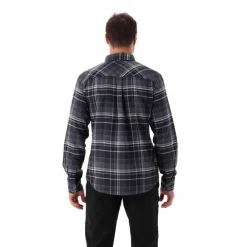 Camicia a manica lunga da uomo in poliestere riciclato