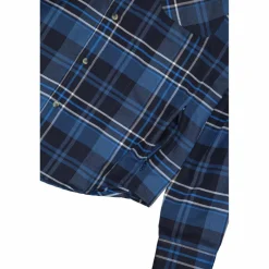 Camicia a manica lunga da uomo in poliestere riciclato