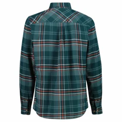 Camicia a manica lunga da uomo in poliestere riciclato