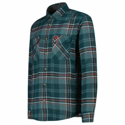 Camicia a manica lunga da uomo in poliestere riciclato