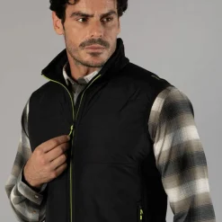 Camicia a manica lunga da uomo in poliestere riciclato