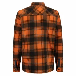 Camicia a manica lunga in pile stampato da uomo