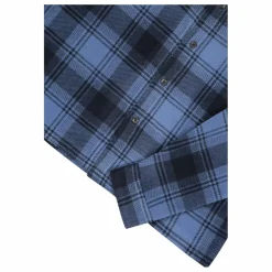 Camicia a manica lunga in pile stampato da uomo