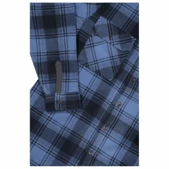 Camicia a manica lunga in pile stampato da uomo