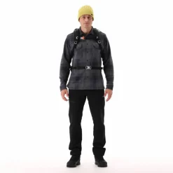 Camicia a manica lunga in pile stampato da uomo