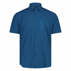 Camicia a maniche corte con taschino da Uomo