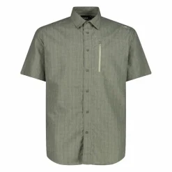 Camicia a maniche corte con taschino da Uomo