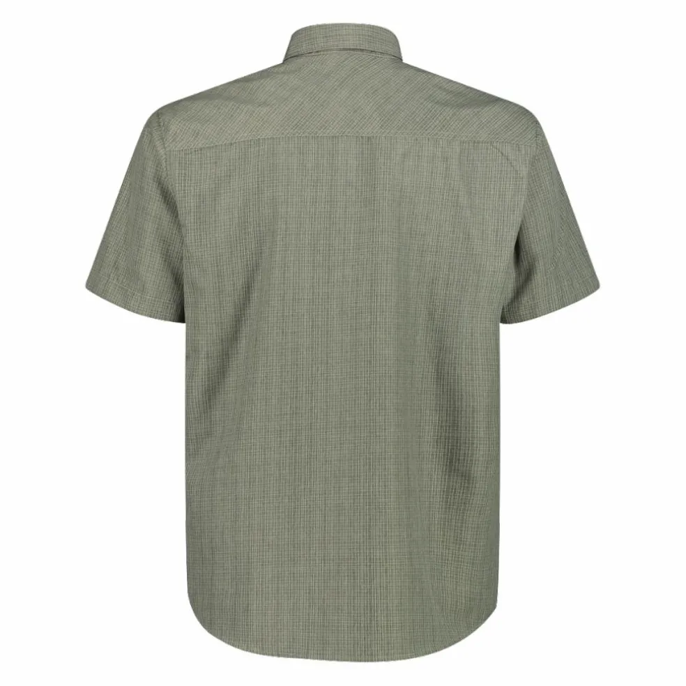 Camicia a maniche corte con taschino da Uomo
