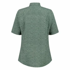 Camicia fantasia a maniche 3/4 stretch da donna