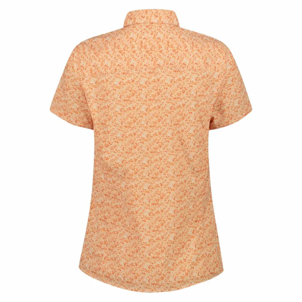 Camicia fantasia check maniche corte da donna