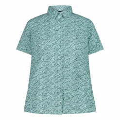 Camicia fantasia check maniche corte da donna