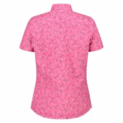 Camicia fantasia check maniche corte da donna