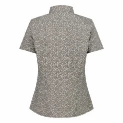 Camicia fantasia check maniche corte da donna