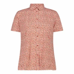 Camicia fantasia check maniche corte da donna