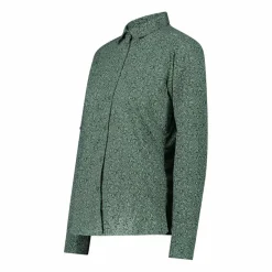 Camicia fantasia floreale maniche lunghe da donna