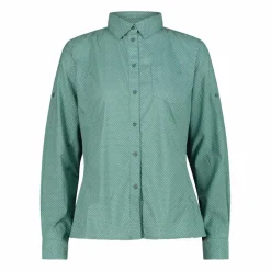 Camicia fantasia floreale maniche lunghe da donna