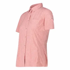 Camicia fantasia floreale maniche corte da donna