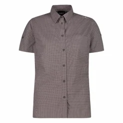 Camicia fantasia floreale maniche corte da donna