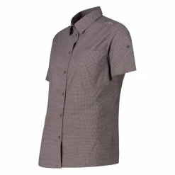 Camicia fantasia floreale maniche corte da donna