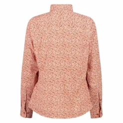 Camicia fantasia geometrica maniche lunghe da donna