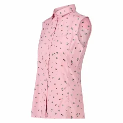Camicia fantasia geometrica maniche lunghe da donna