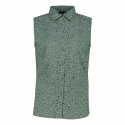 Camicia fantasia geometrica maniche lunghe da donna