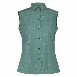 Camicia fantasia geometrica maniche lunghe da donna