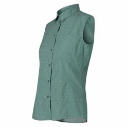 Camicia fantasia geometrica maniche lunghe da donna