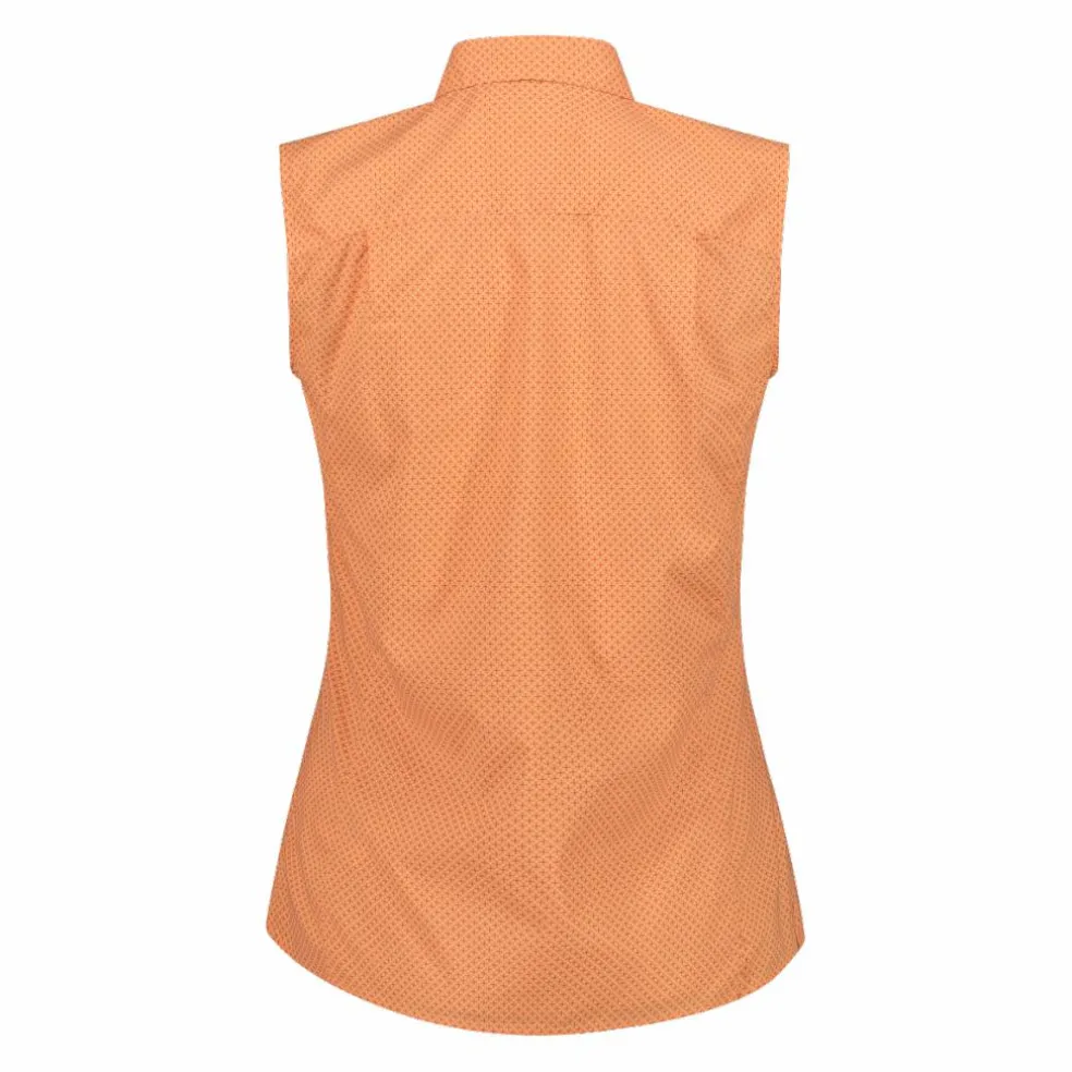 Camicia fantasia geometrica maniche lunghe da donna