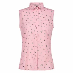 Camicia fantasia geometrica maniche lunghe da donna