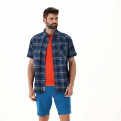 Camicia maniche corte check da uomo