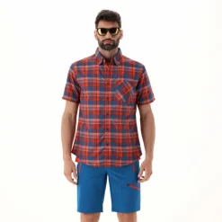 Camicia maniche corte check da uomo