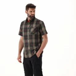 Camicia maniche corte check da uomo