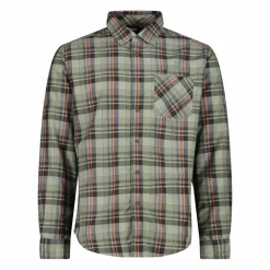 Camicia maniche lunghe check da uomo